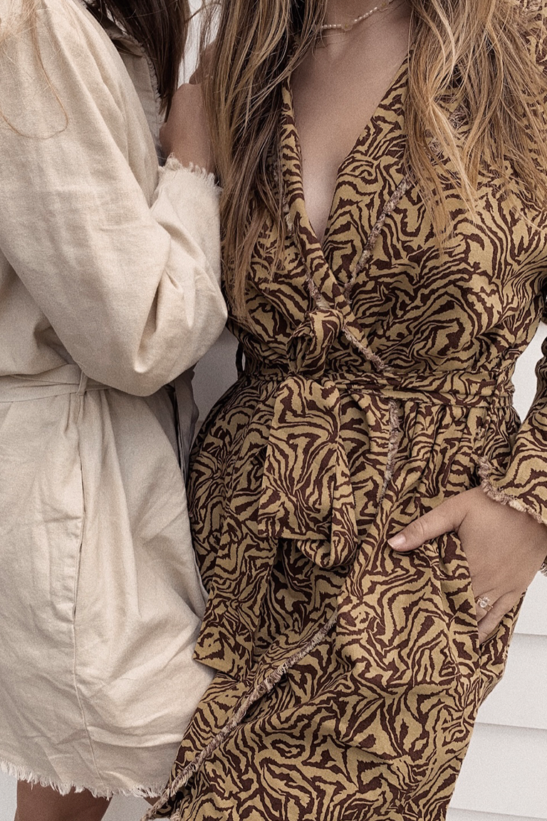 Signature Robe - Zebra